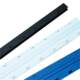 Binding clip plastic 3mm5mm10 black blue a4 cover loose-leaf ten-hole pressure strip contract document puncher