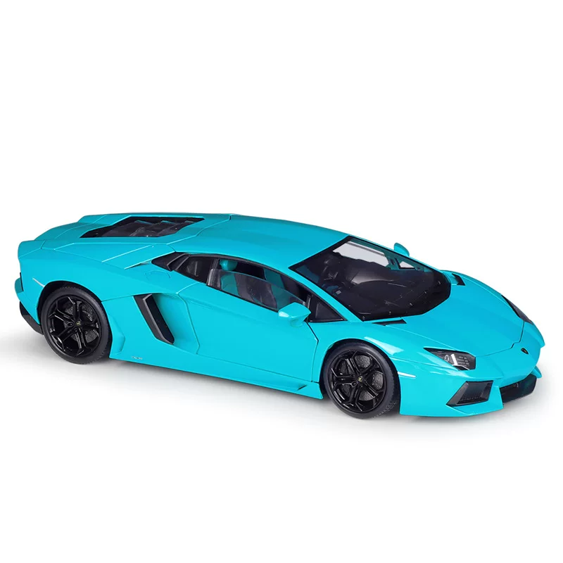 Реалистичная металлическая модель автомобиля Lamborghini, масштаб 1:18, подарок на день рождения, коллекционная