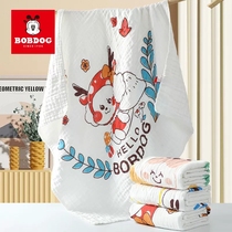 Babu bean baby bath towel pure cotton gauze bubble bath towel soft absorption bubble veil towel air conditioning cover