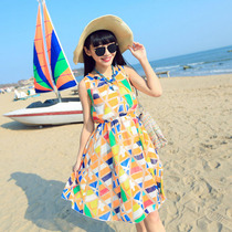 Clear Cabin Price Hainan Tourist Gripples Bohemian Blizzard Spinning and Broken Flowers dress Dress Beach Skirt Short Skirts