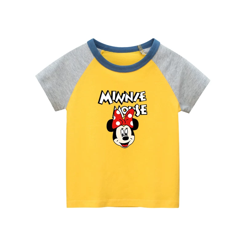 Children's summer cotton T-shirt for men and women, 2023, children's clothing