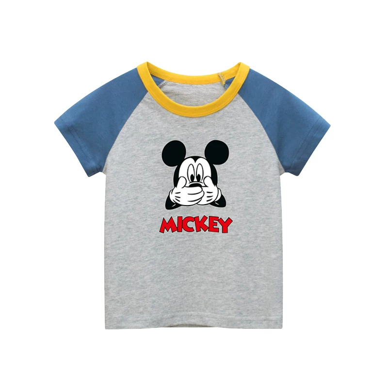 Children's summer cotton T-shirt for men and women, 2023, children's clothing