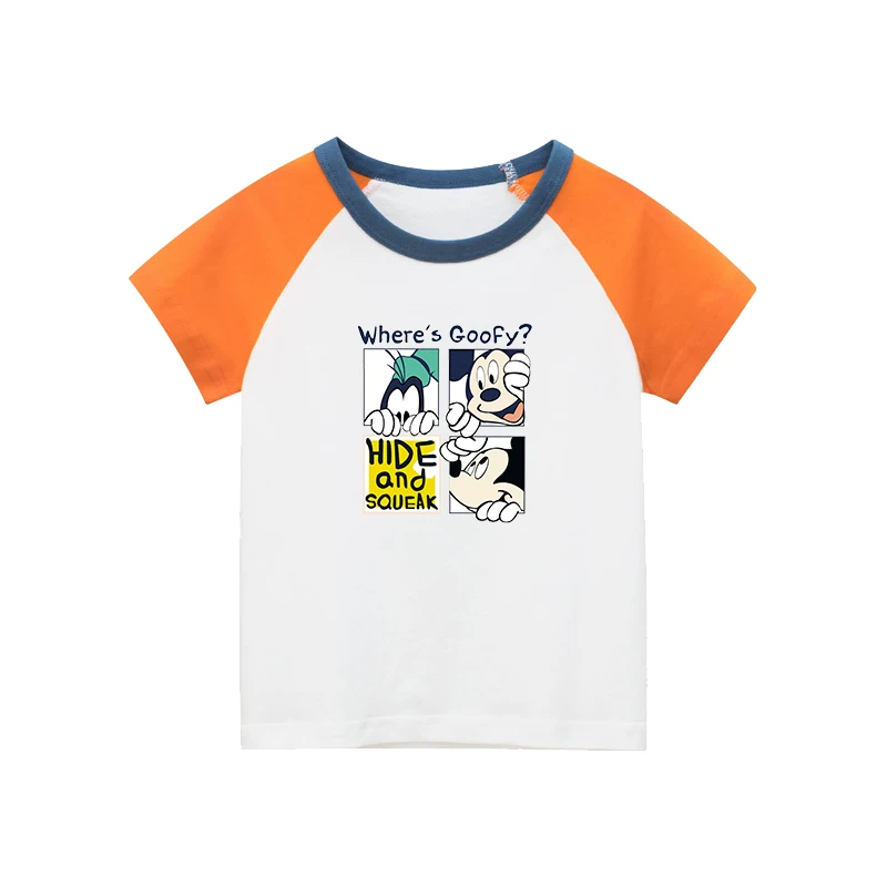 Children's summer cotton T-shirt for men and women, 2023, children's clothing