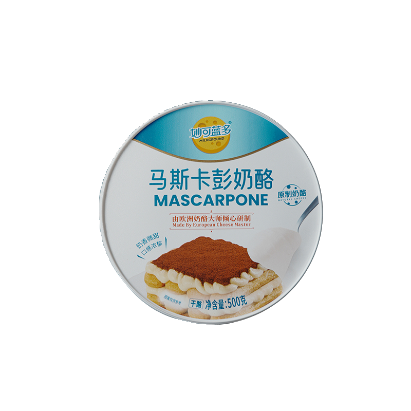 «Miao Ke Lan Dorasca Peng cheese 500g*6 boxes/box of Maskabuni cheese cheese cheese Tiramisu»