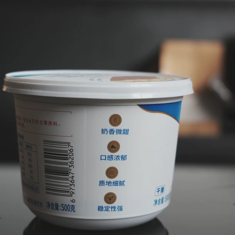 «Miao Ke Lan Dorasca Peng cheese 500g*6 boxes/box of Maskabuni cheese cheese cheese Tiramisu»