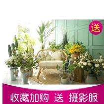 Photography Props Simulation Flowers Background Wall Flowers Decoration Shadows and Design Effective Fruit Map Childrens Real View Making