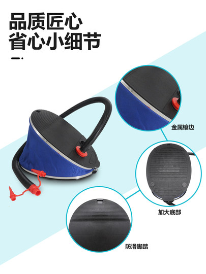 INTEX aufblasbare Fußpumpe, fußbetriebene Luftpumpe, Schwimmring, schnell aufblasender Eimer, Matratze, Gummiboot-Luftpumpe