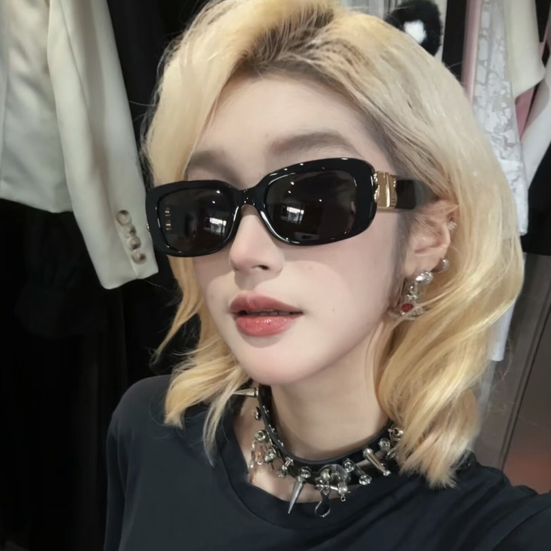 Leviluke Yang Chaoyue's Same Style Sunglasses for Women, Sun Protection, French High-End Style Sunglasses, Celebrity Style, Uv Protection