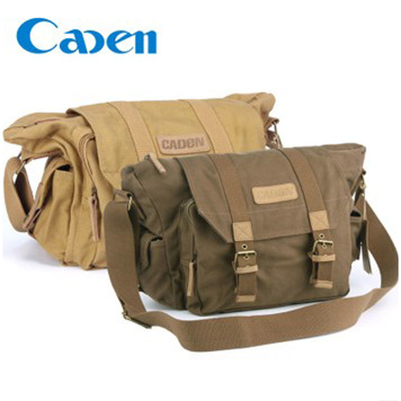 Carden F1 Canvas Casual Single Eyebag Camera Bag Single Shoulder Outdoor Photography Bag One Machine Two Glasses Single Eyebag