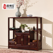 Ju Bosch mahogany furniture Burmese red and sour branch sideboard Alson tea cabinet flower branch wood solid wood storage cabinet