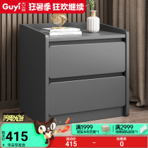 Italian minimalist bed head cabinet minimalist modern light lavish Nordic Bedroom small containing cabinet Bedside Cabinet Small Side a few