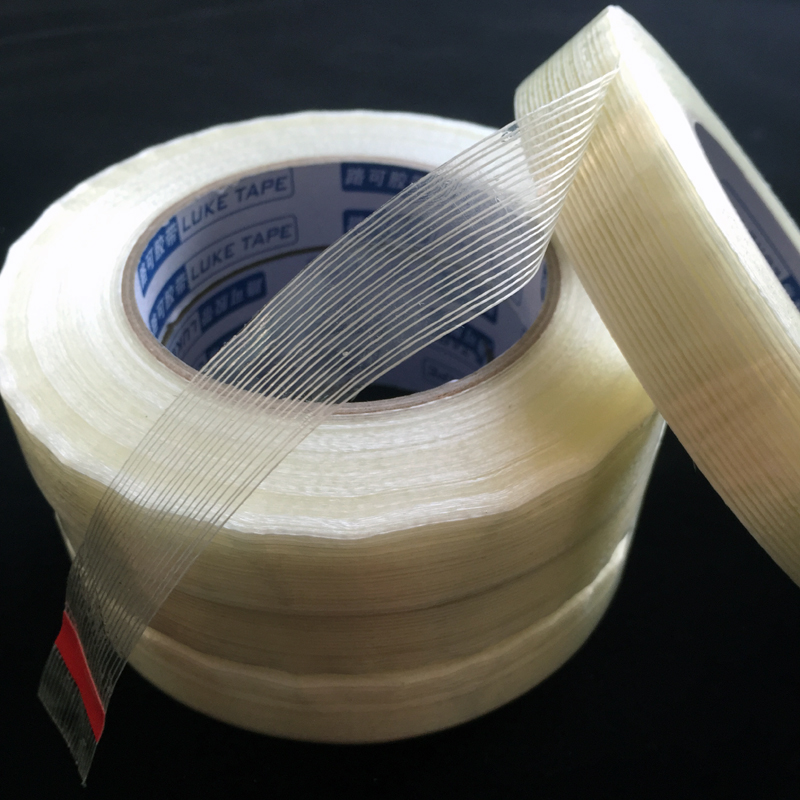 Transparent fiber tape KT board aircraft model fixed ultra-strong stripe glass fiber single-sided refrigerator tape