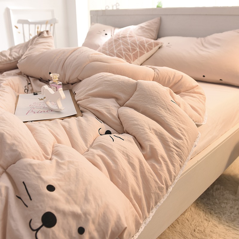 Baijia-lovers Air Conditioning Quilt All Season Universal Quilt Core Student Dormitory Space Cotton Quilted By Single Double Summer Cool by Summer