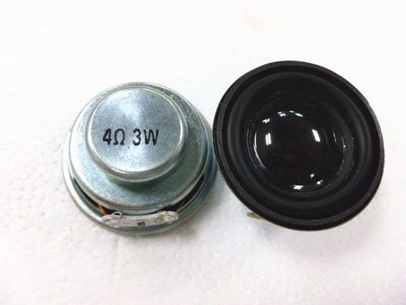 4 Europe 3W horn full frequency dual magnetic PU edge multimedia stereo speaker diameter 4CM high 2CM sound quality good