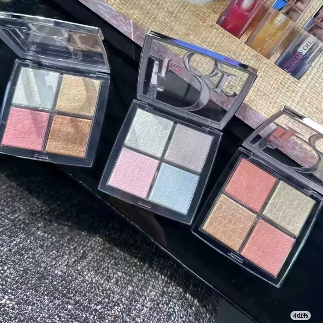 Dior, модный хайлайтер, многофункциональная пудра/румяна для лица повторного использования, новая версия, четыре цвета, 10 г