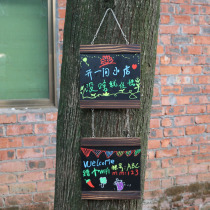 Home creative hanging message small blackboard wall shop commercial window Billboard restaurant milk tea display price list