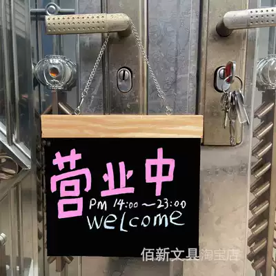 Creative Mini small blackboard shop dining room hanging door advertising price list wall-mounted menu display promotion small blackboard