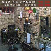 Qiaoyi retro salon tóc thợ cắt tóc cửa hàng treo tường gương quầy, kệ, đồ nướng, giá giày, - Hair Salon / Nội thất làm đẹp