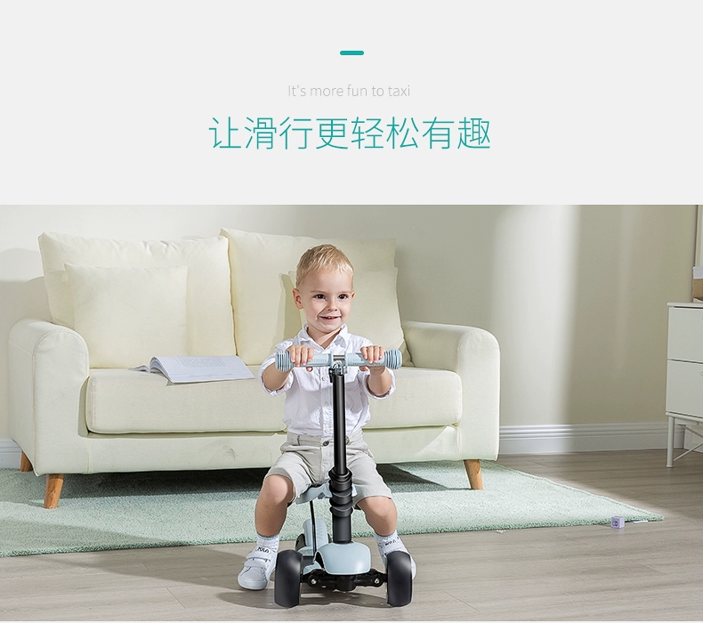 [Tự vận hành] Có thể so sánh với xe tay ga trẻ em 1-3-6 tuổi - Con lăn trượt patinet / trẻ em