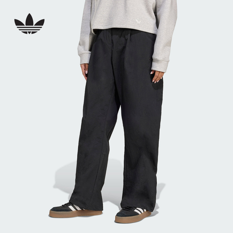 Adidas Adidas Trefoil Sports Pants 2025 Autumn Women's Jennie Same Style Woven Long Pants Jx8111