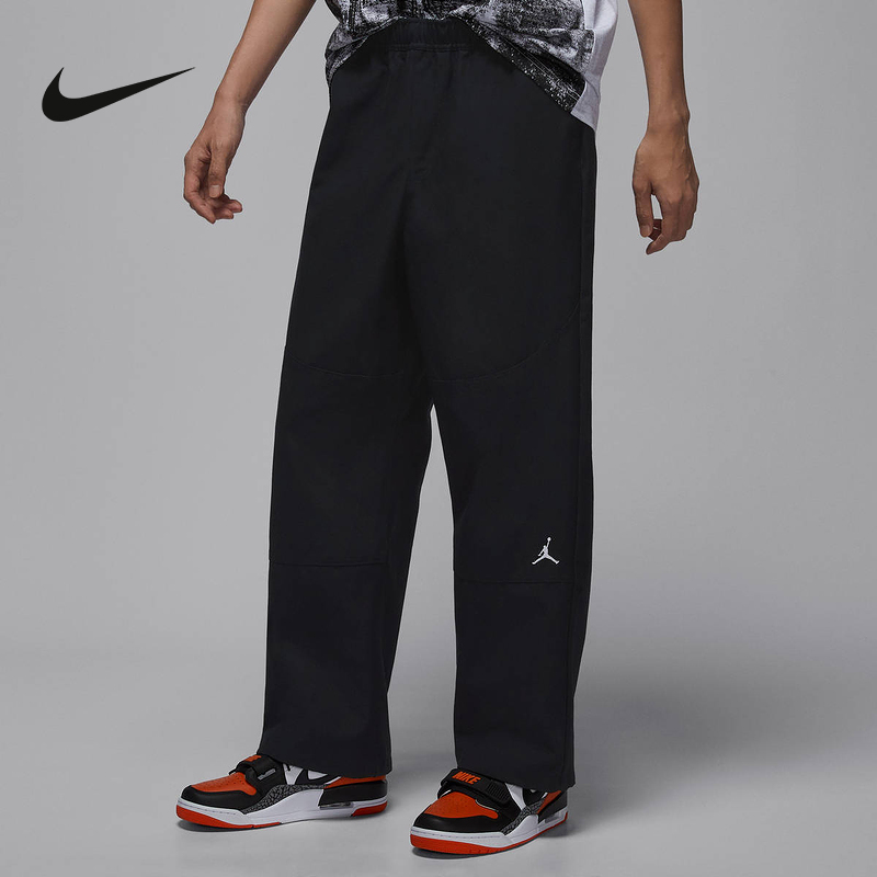 Nike Nike Men's Pants 26 Spring New Jordan Embroidered Sports Pants Loose Straight Pants Long Pants If1852-010 Nike Nike Men's Pants 26 Spring New Jordan Embroidered Sports Pants Loose Straight Pants Long Pants If1852-010