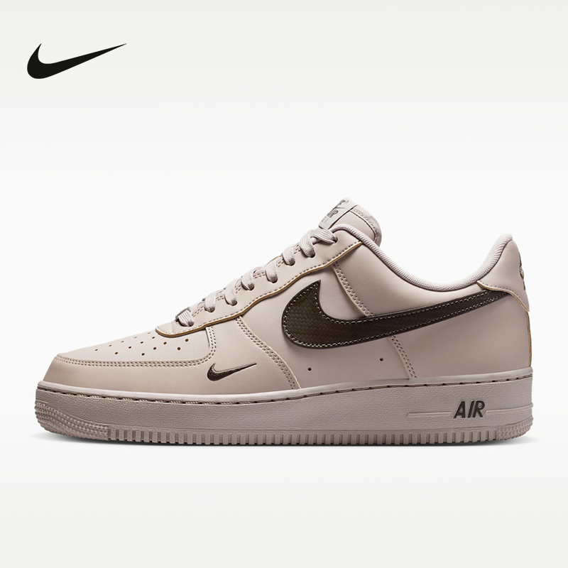 Nike Nike Men's Shoes Air Force One Sneakers Embroidered Small Hook Af1 Low-Top Casual Sneakers Iv5732-002