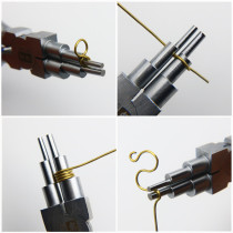 Ghost work six-section pliers multi-functional round nose styling pliers jewelry pliers DIY pliers gold-coated wire winding tool 6-section pliers