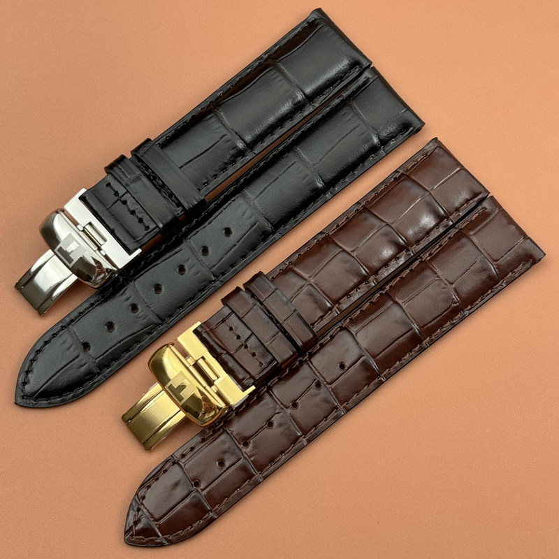 Tissot 1853 Le Locle Series T41 Original Leather Strap T006407A T006408A Original Genuine Leather Watch Strap