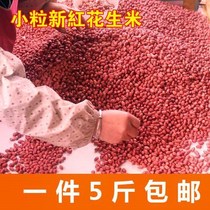 Red peanuts 2500g red skin small raw peanuts four red peanuts new large peanut white sand