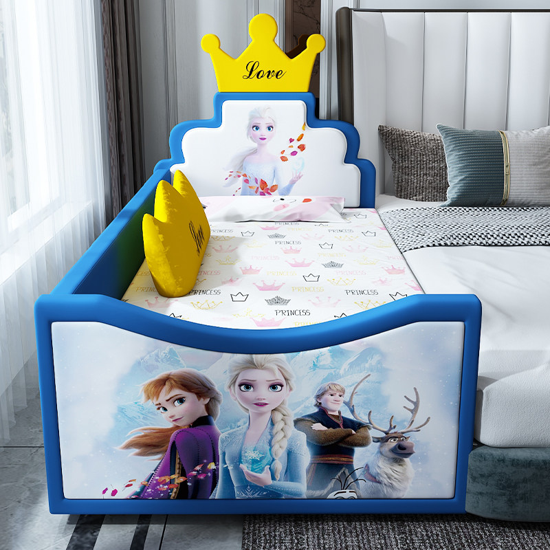 Baby Soft Surround Bed Widening Splicing Bed Children No Formaldehyde Boy Small Bed Adults Can Sleep With Guardrails Side Bed