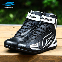 SWEEP motorcycle boots summer racing riding machine sports car mens anti-fall Road Board shoes Four Seasons locomotive