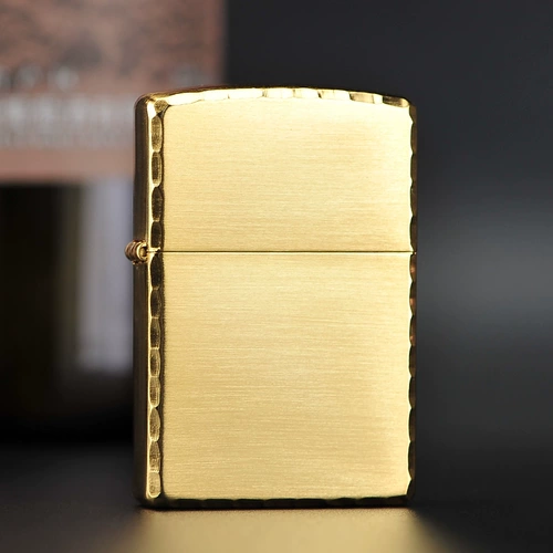 Оригинальная зубчатая медная мужская матовая глянцевая зажигалка