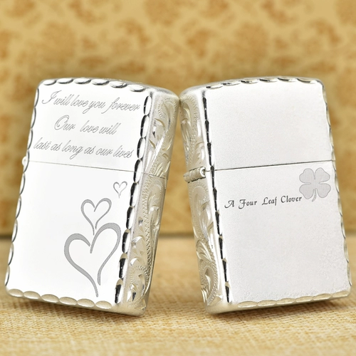 Ветрозащитная зажигалка, серебро 925 пробы, делается под заказ, официальный продукт, подарок на день рождения