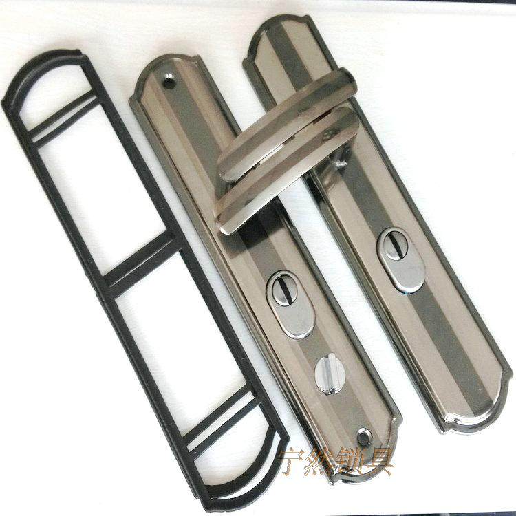 Stainless steel keyless toilet door lock toilet universal toilet door with key universal door handle handle