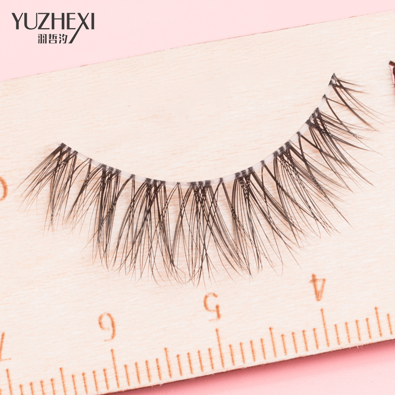 Fake Eyelash Female Natural Emulation Eyelash Eyelash Super Natural Eyelash Net Red Thick Y Type Melash Beginners EUROPEAN AND EUROPEAN N4T