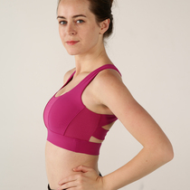  DYI sexy red beauty back yoga sports fitness close-fitting breathable underwear with chest pad to close the breast and prevent sagging