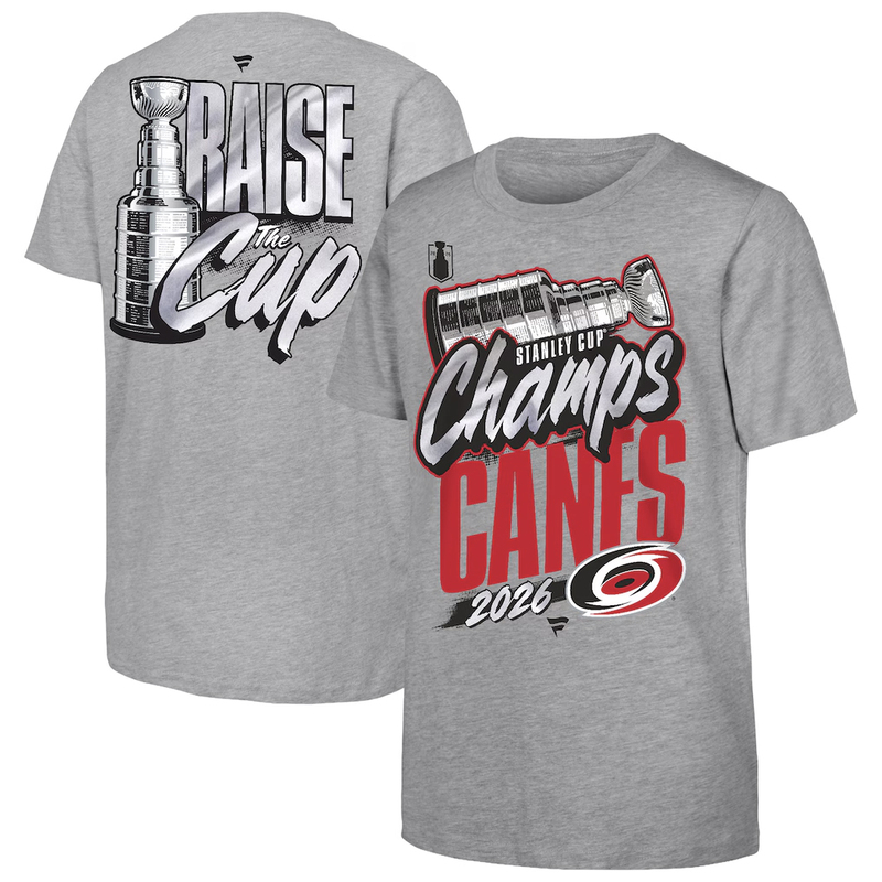 2026 Carolina Hurricanes Stanley Cup Champions Short Sleeve No. 20 Aho No. 37 Svechnikov Ice Hockey T-Shirt