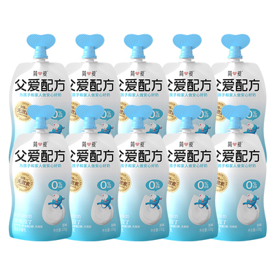 简爱自有牧场工厂父爱配方宝宝酸奶*10袋低温控糖0/2/4蔗糖