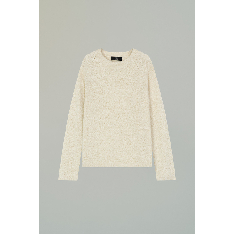 Bouclé Soft Classic Quiet Looped Velvet Lazy Soft and Cozy Raglan Relaxed Long-Sleeve Sweater Bouclé Soft Classic Quiet Looped Velvet Lazy Soft and Cozy Raglan Relaxed Long-Sleeve Sweater