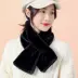Hanfu bib fur cổ áo kiểu cổ áo mùa đông phiên bản Hàn Quốc của giả rex thỏ lông dễ thương sang trọng ấm áp cô gái hai mặt - Khăn quàng cổ / khăn quàng cổ