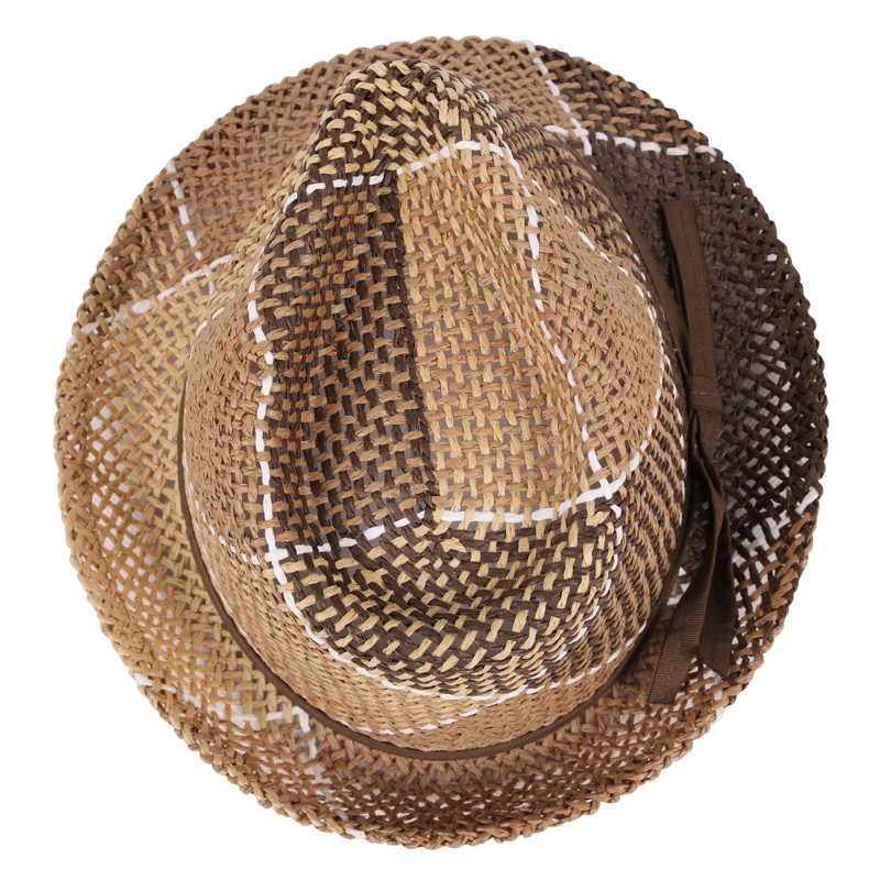 Jazz hat men and women British top hat spring and summer hat outdoor sun hat sun hat cowboy hat