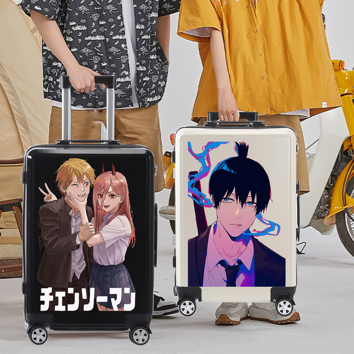 Animation suitcase men trend fashion high capacity high capacity