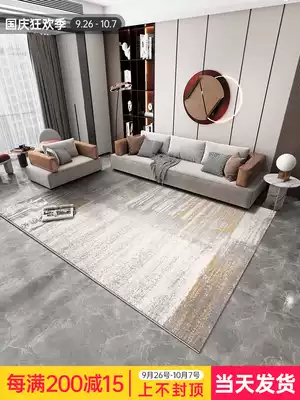 Modern light luxury carpet living room coffee table blanket Nordic home easy to take care of bedroom dirty cloakroom floor mat can be cut