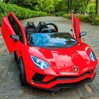 F67- [красный] Двойной привод+гидравлические ножницы Дверь+автомобиль Bluetooth Music+Swing