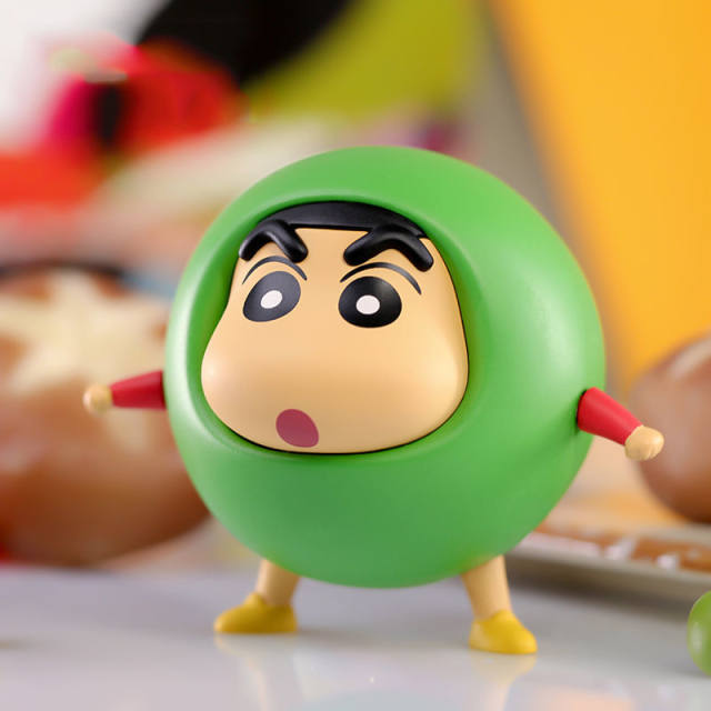 Animation Crayon Shin-chan Ingredient Series Figure Blind Box Mushroom Lobster Toy Doll Car Ornament ຂອງຂວັນວັນເກີດ