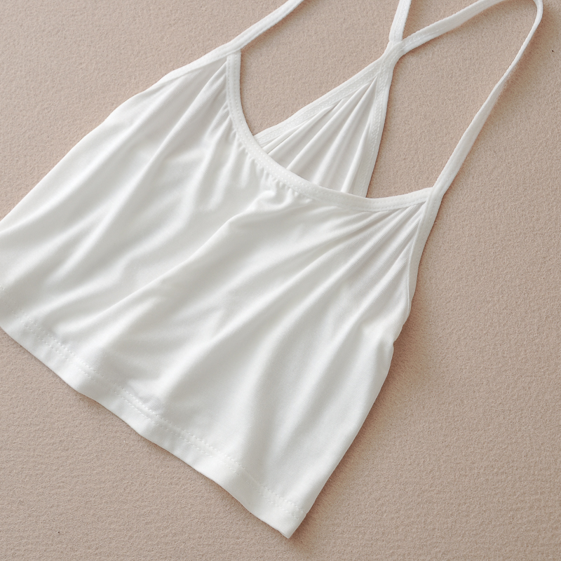 Mùa hè thể thao nửa sling vest sinh viên chống ánh sáng đoạn ngắn tiếp xúc với rốn đáy ống bọc ngực đồ lót ngực nữ