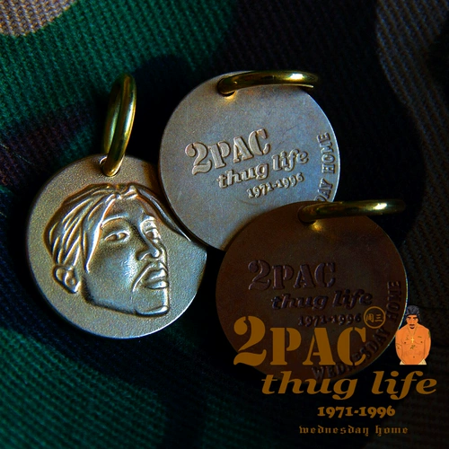 2PAC HIP -HOP -хам -бронзовый рэп, страх перед кружкой брендом рип -листин