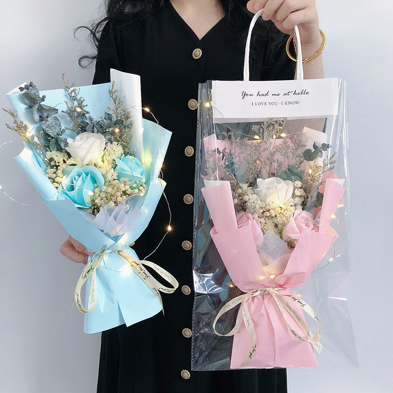 Teacher gift for girlfriend Gypsophila rose dry flower immortal simulation bouquet girlfriend girlfriend birthday Teacher's Day