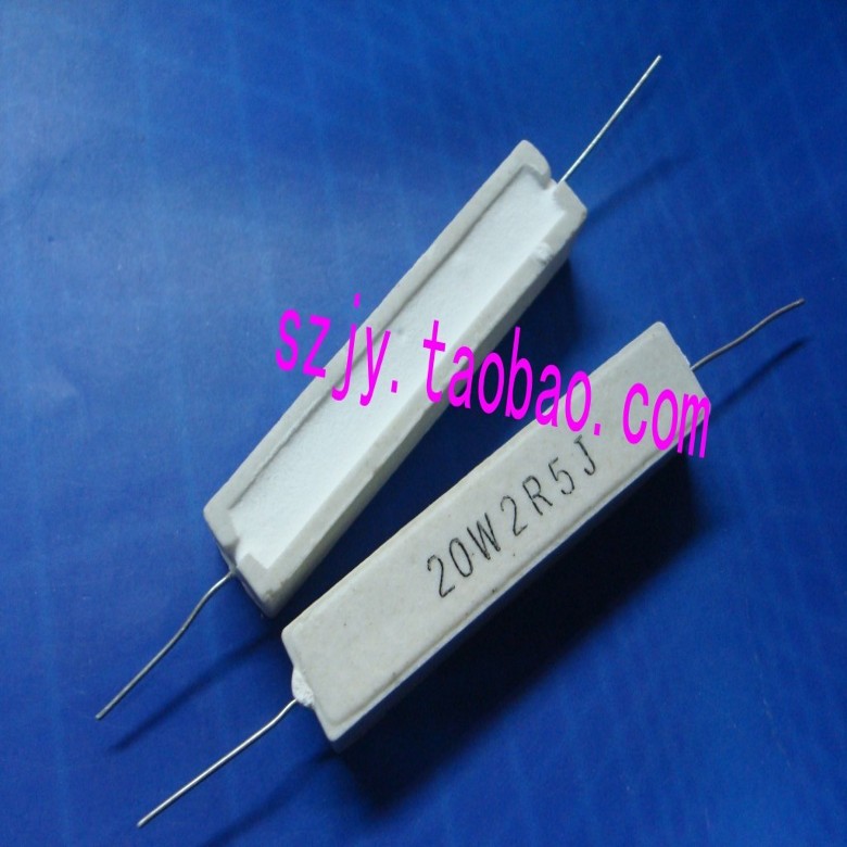 20W2 5R 2R5 Cement Resistance 20W2R5J Euro Ceramic Resistance 20W2R5J Standing Stock