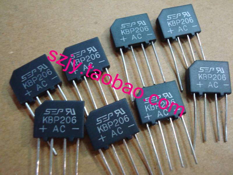 KBP206G rectifier bridge stack KBP206 completely new spot 2A 600V is often used for power boards